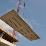 Ceiltec® Deckenelement während Montage